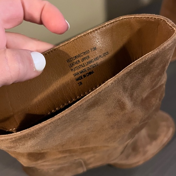 Steve Madden Vector Suede Slouch Boots - Picture 10 of 10